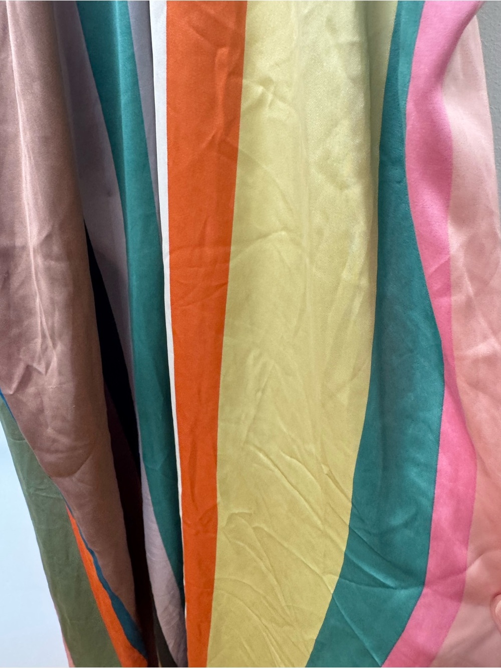 Zara Multicolor Striped Halter Maxi Dress - Picture 4 of 4